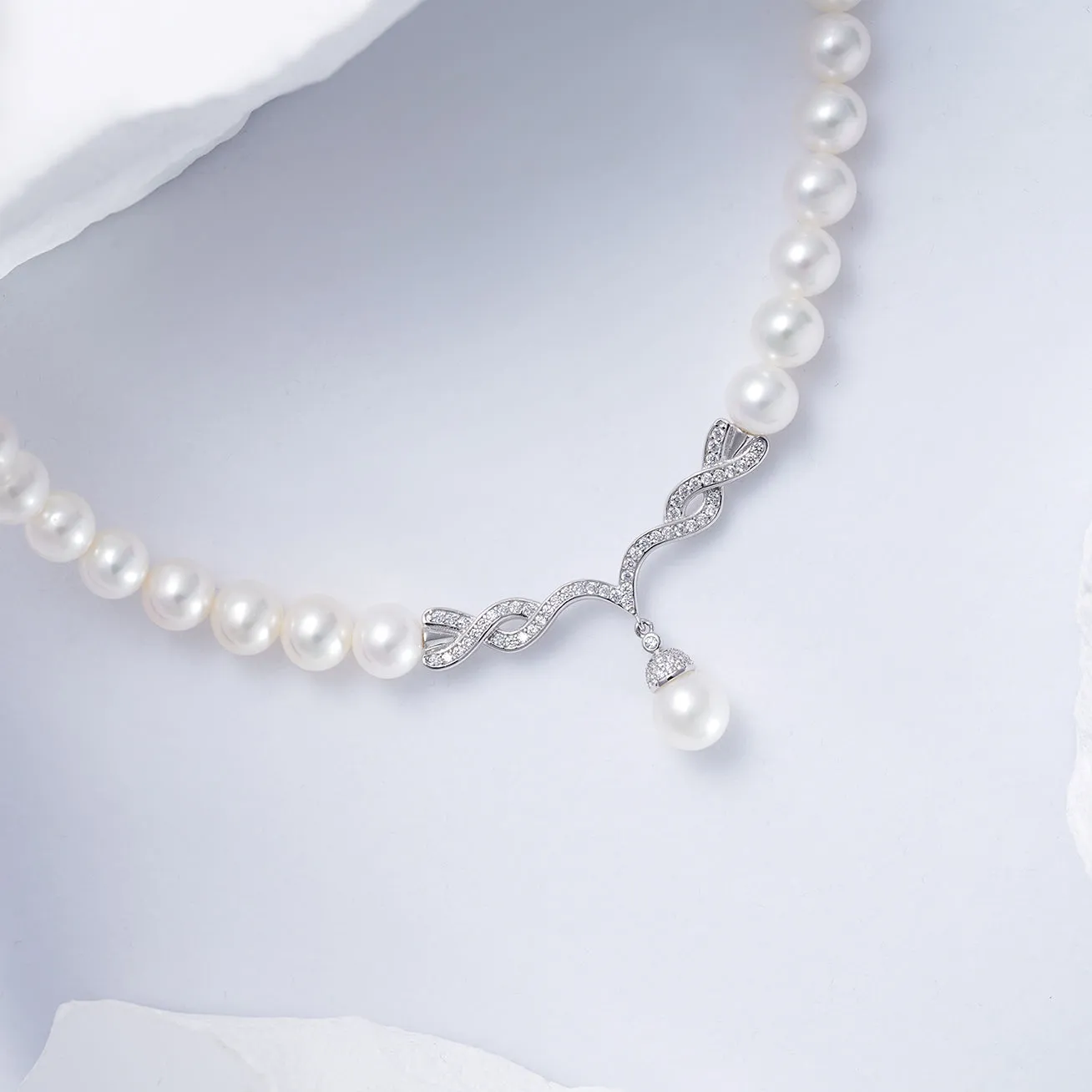 Top Lustre  Freshwater Pearl Necklace WN00331