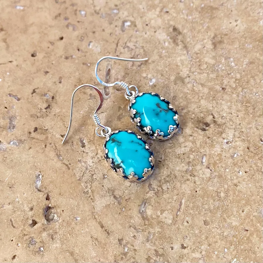 Turquoise Earrings - Lace