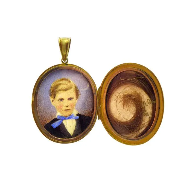 Victorian 18ct Mourning Locket