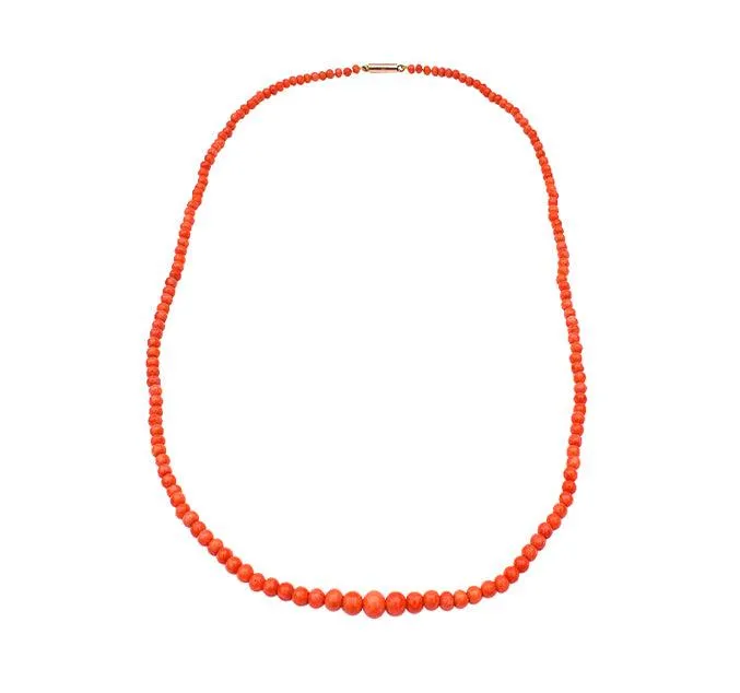 Victorian Coral Necklace