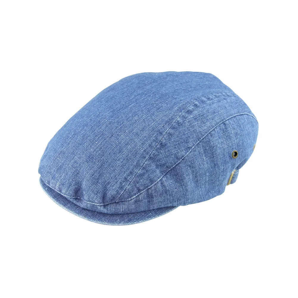 Washed Denim Ivy Cap